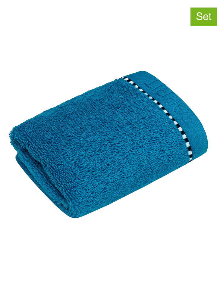 ESPRIT Myjki (6 szt.) "Box Solid" w kolorze niebieskim rozmiar: 30x30 cm