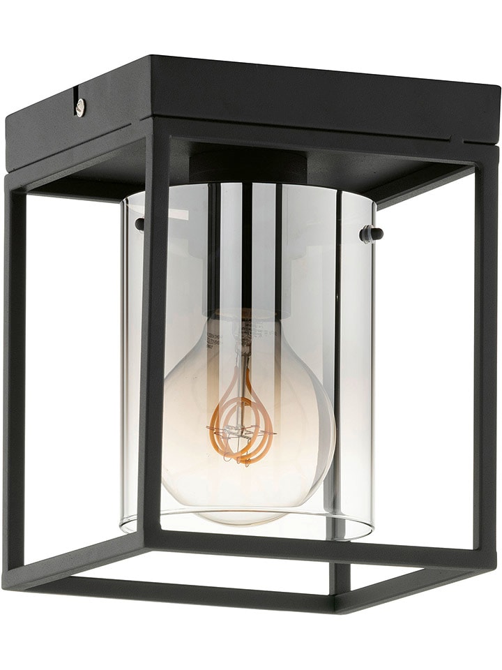 FISCHER & HONSEL Lampa sufitowa "Samu" w kolorze czarnym - 16 x 16 cm rozmiar: onesize