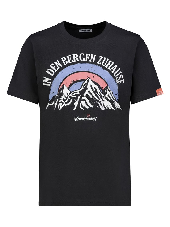 Sublevel Koszulka w kolorze antracytowym rozmiar: L