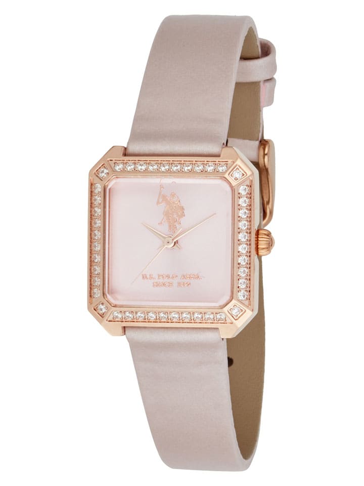 U.S. Polo Assn. Zegarek kwarcowy w kolorze różowozłoto-jasnoróżowym rozmiar: onesize