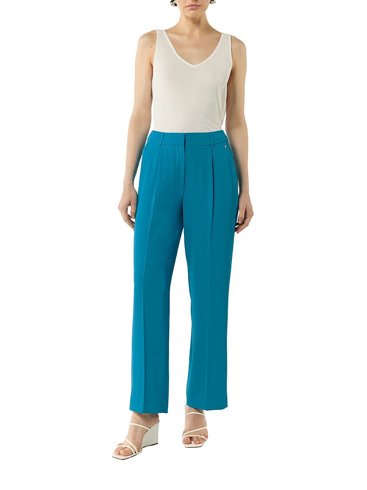 s.Oliver Spodnie chino w kolorze turkusowym rozmiar: 36