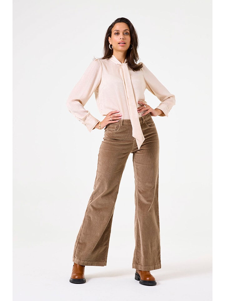 Garcia Bluzka w kolorze kremowym rozmiar: L