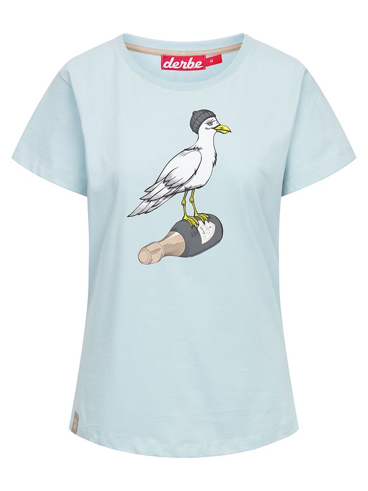 Derbe Koszulka w kolorze błękitnym rozmiar: S