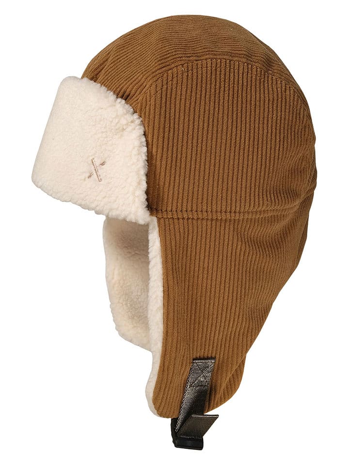 MaxiMo Czapka w kolorze jasnobrązowo-kremowym rozmiar: 53 cm