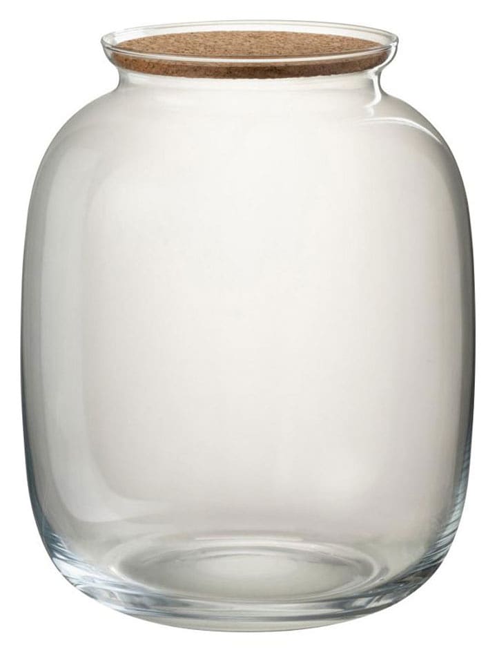 J Line Słoik w kolorze brązowym - wys. 31 x Ø 24 cm rozmiar: onesize