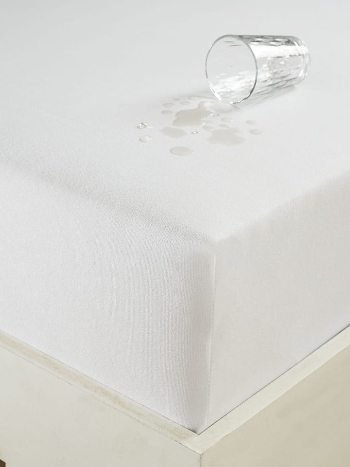 Colourful Cotton Prześcieradło w kolorze białym na gumce rozmiar: 180x200 cm