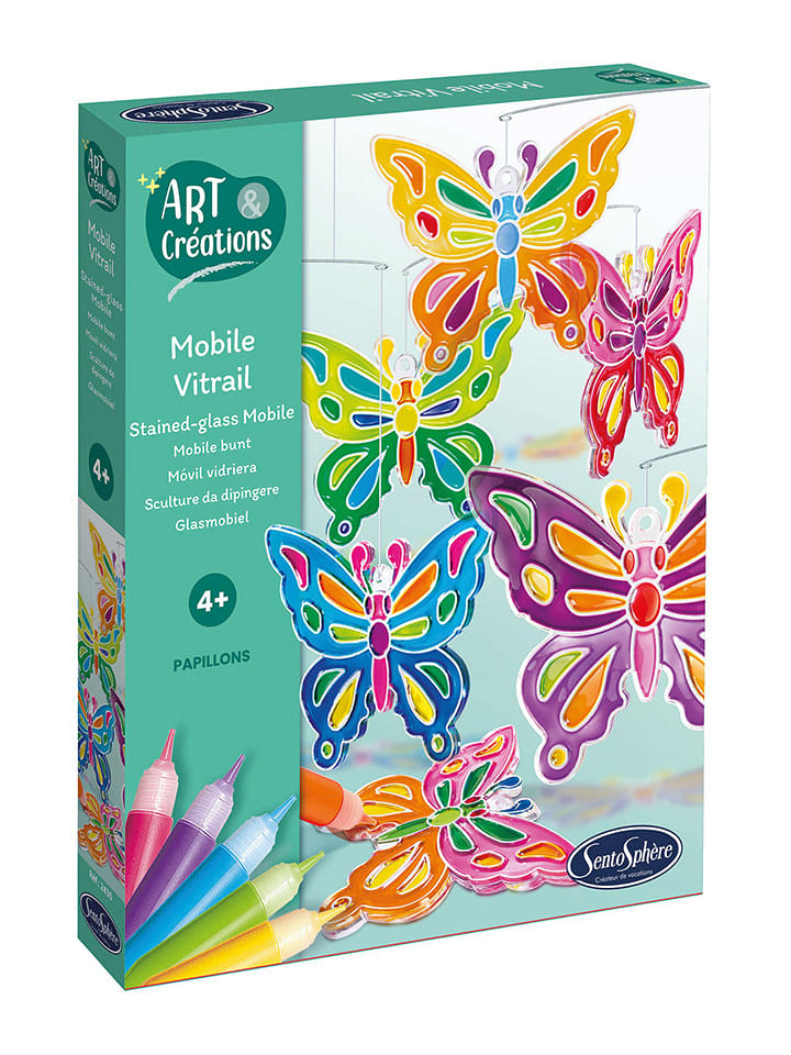 SentoSphere Zestaw do majsterkowania "Mobile Butterflies" - 4+ rozmiar: onesize