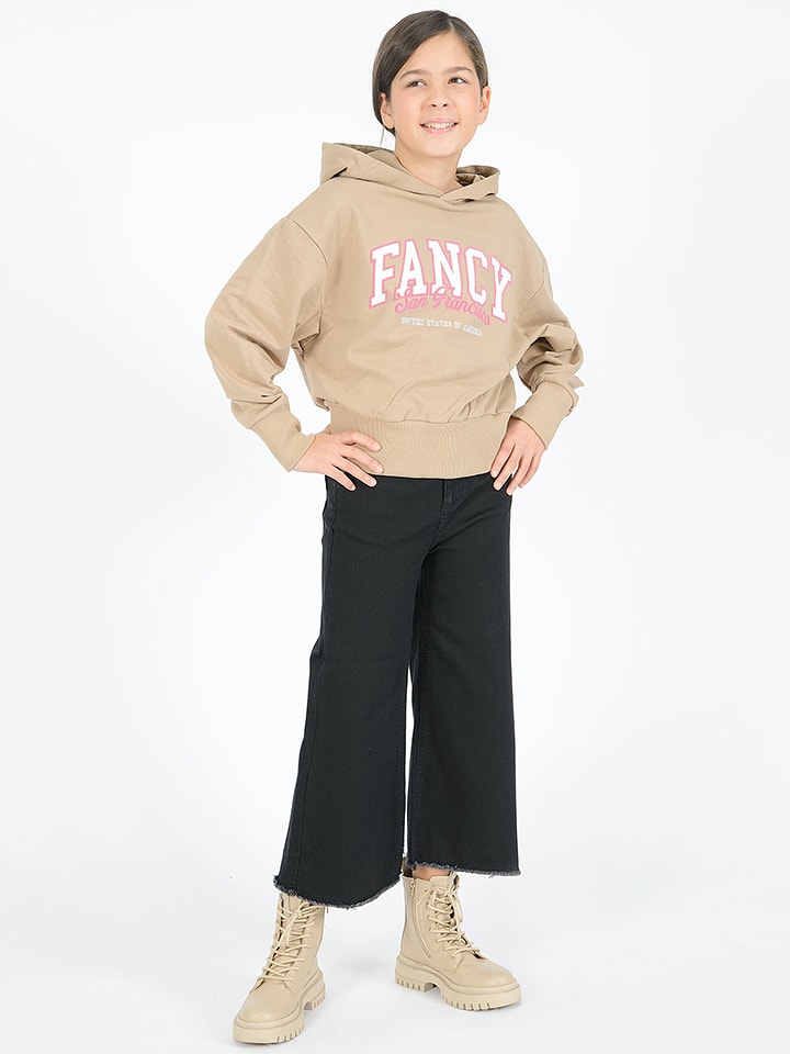 Blue Effect Dżinsy - Wide leg - w kolorze czarnym rozmiar: 146