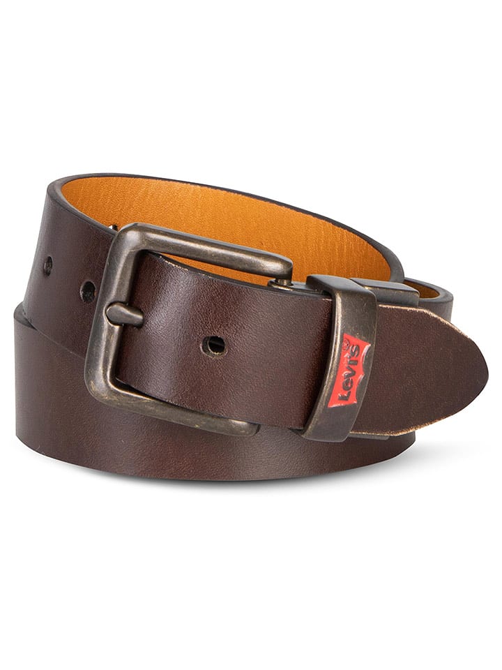 Levi's Kids Skórzany pasek w kolorze brązowym rozmiar: 66-71 cm