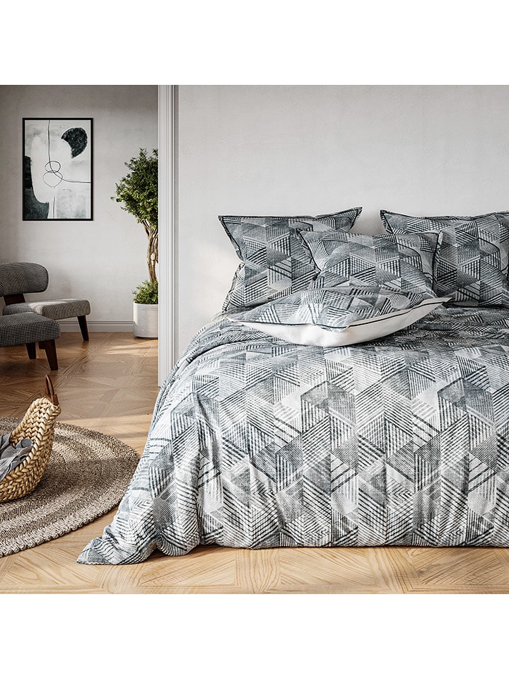 Passion dElly Komplet pościeli "Elio" w kolorze szarym rozmiar: 220x240 cm