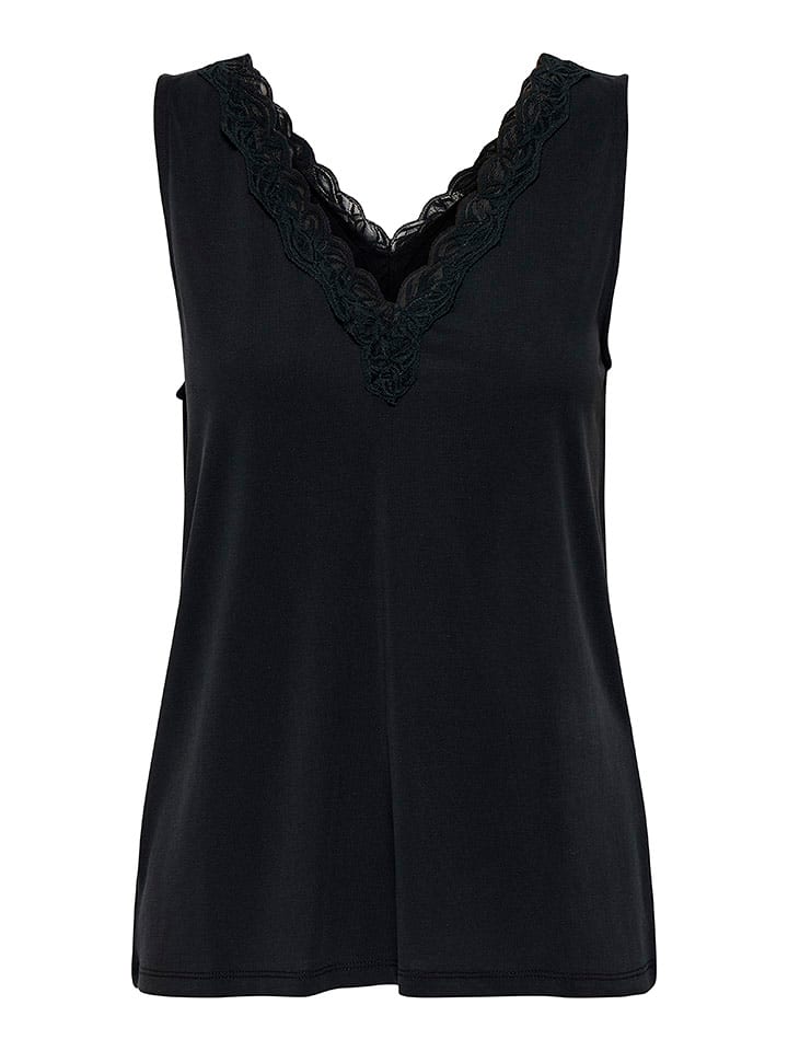 ONLY Top w kolorze czarnym rozmiar: S