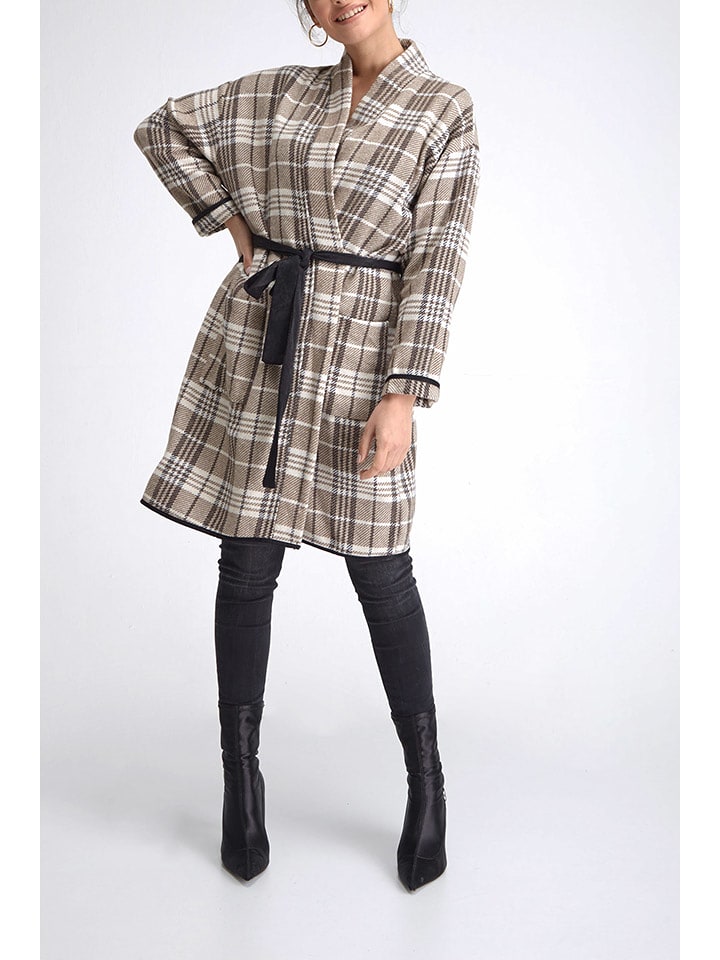 Milan Kiss Kardigan w kolorze beżowym rozmiar: M