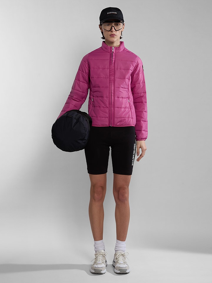 Napapijri Kurtka pikowana "Acalmar" w kolorze różowym rozmiar: S