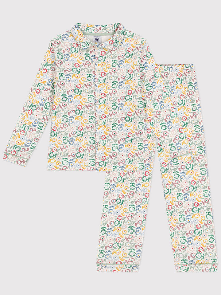 PETIT BATEAU Piżama w kolorze białym rozmiar: 92