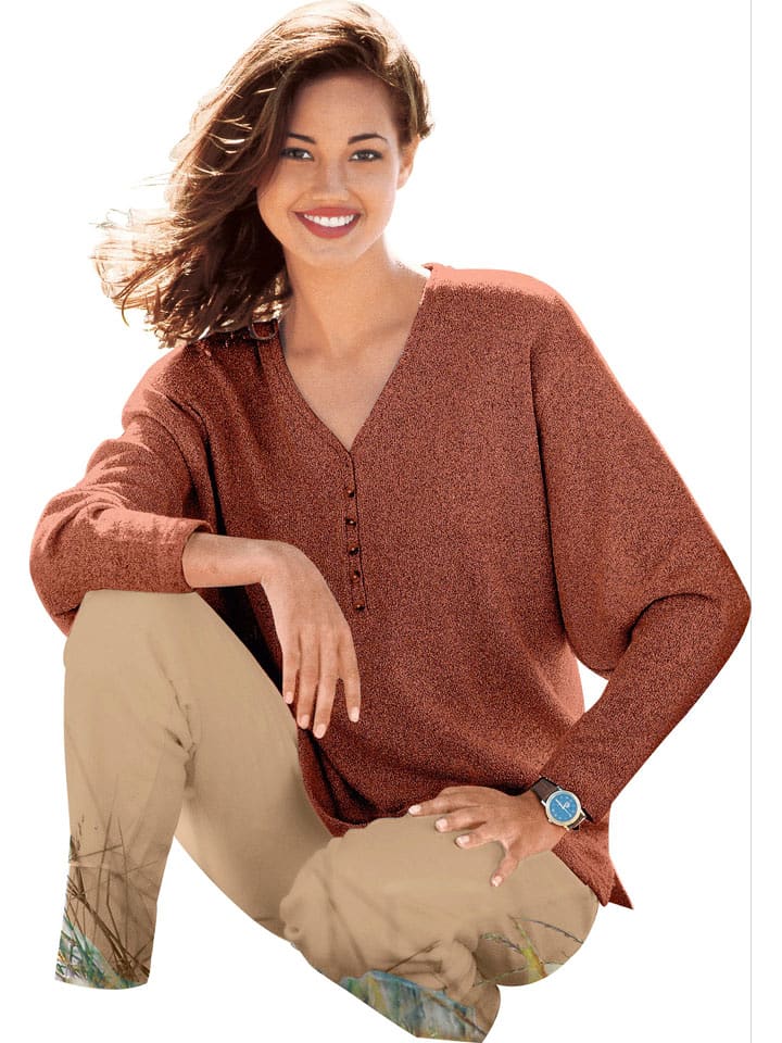 WITT WEIDEN Sweter w kolorze jasnobrązowym rozmiar: 44