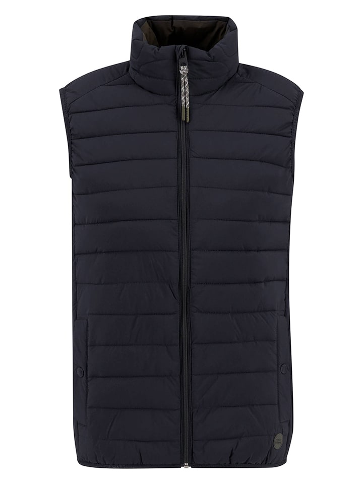 FYNCH-HATTON Kamizelka pikowana w kolorze granatowym rozmiar: L