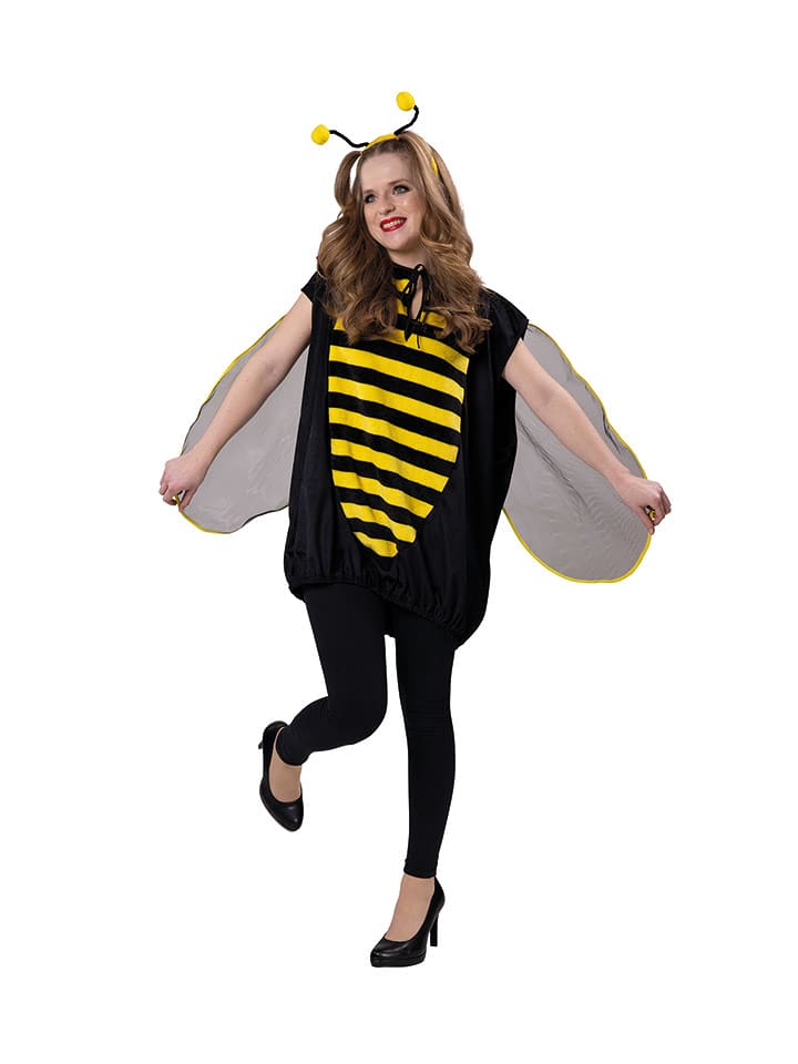 Party x People 2-częściowy kostium "Bee Maylin" w kolorze żółto-czarnym rozmiar: onesize