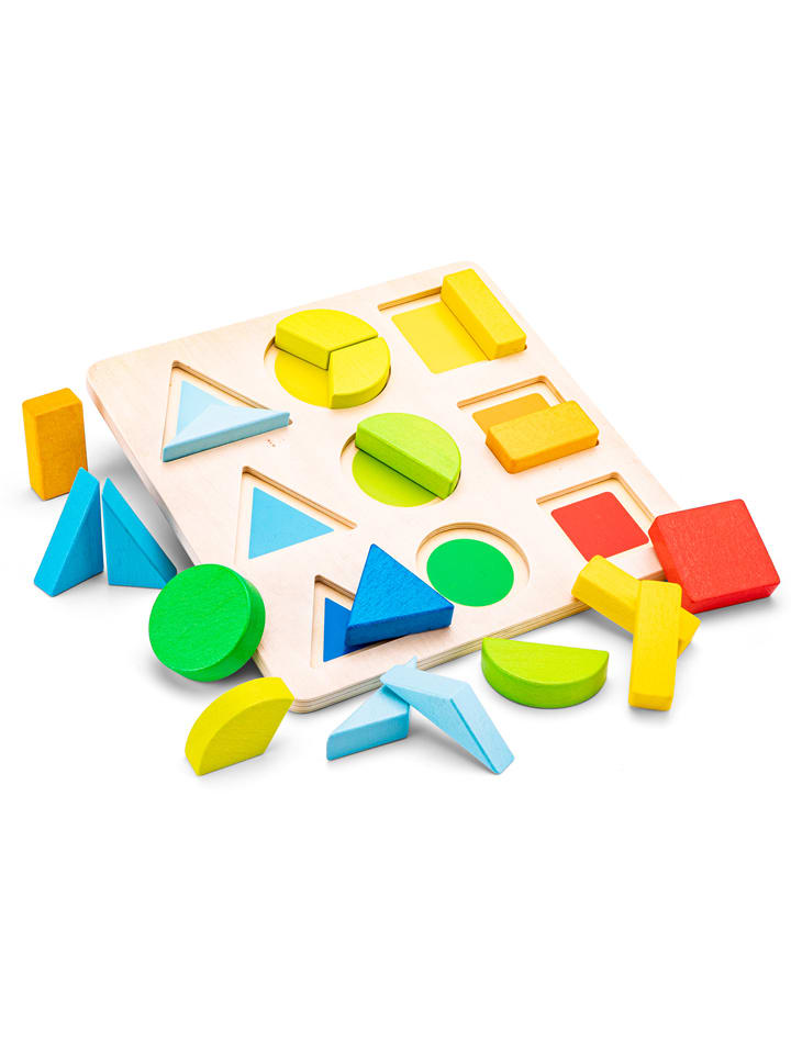 New Classic Toys 18-częściowe puzzle "Geometric figures" - 2+ rozmiar: onesize