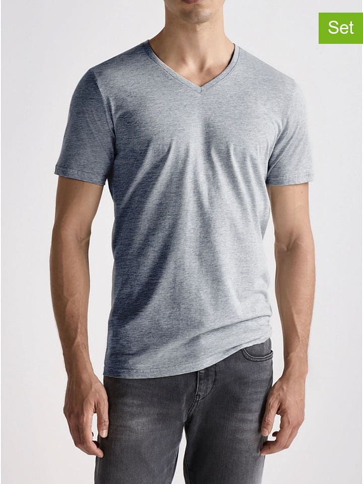 McGregor Koszulki (2 szt.) w kolorze szarym rozmiar: L