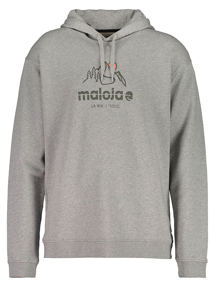 Maloja Bluza "DroM." w kolorze szarym rozmiar: M