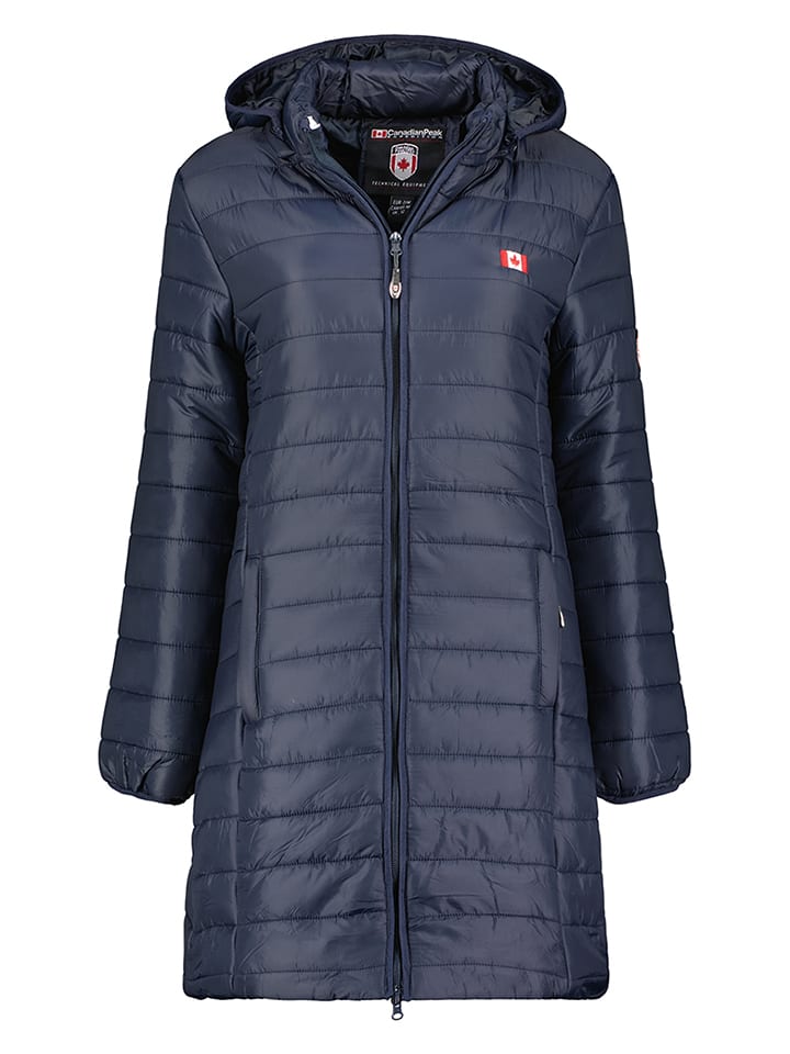 Canadian Peak Kurtka pikowana "Atikeak" w kolorze granatowym rozmiar: 152