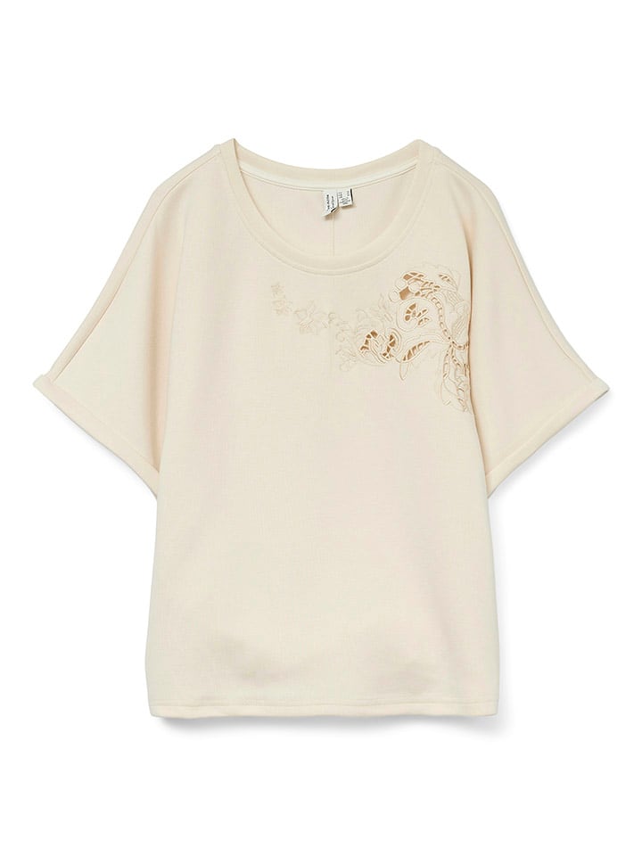 Vero Moda Koszulka w kolorze kremowym rozmiar: XS