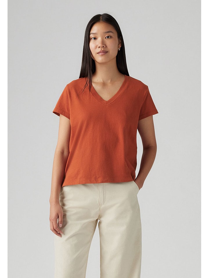 Levi's Koszulka w kolorze ceglanym rozmiar: M