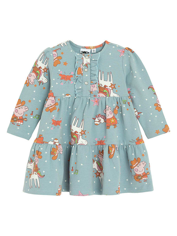 COOL CLUB Sukienka w kolorze turkusowym rozmiar: 86