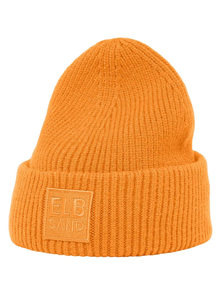 ELBSAND Czapka beanie "Nora" w kolorze pomarańczowym rozmiar: onesize