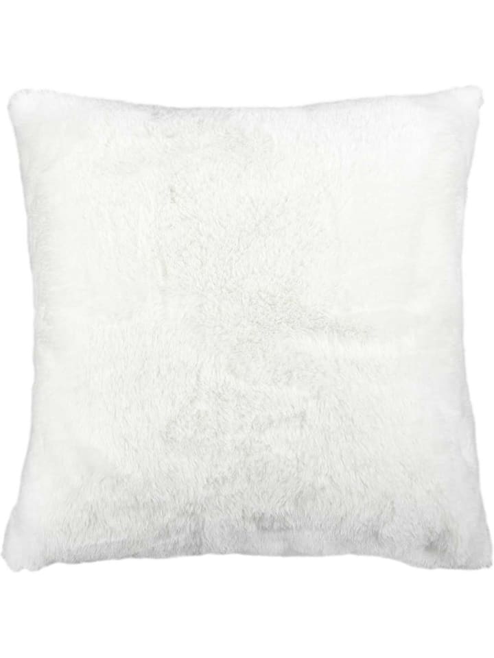 THE HOME DECO FACTORY Poduszka w kolorze białym - 40 x 40 cm rozmiar: onesize