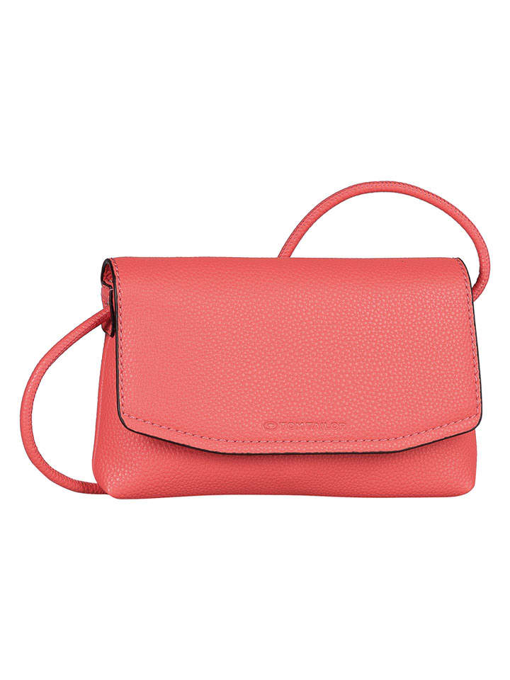 Tom Tailor Torebka "Rissa" w kolorze koralowym - 21 x 13,5 x 3 cm rozmiar: onesize
