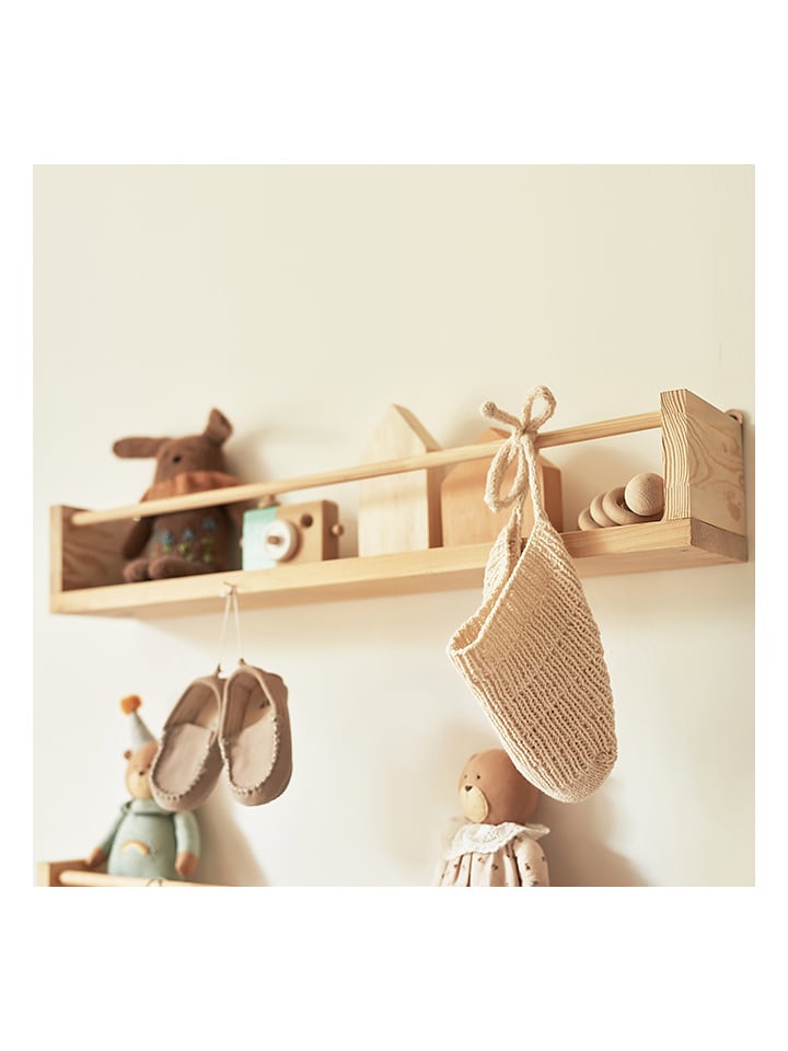 Woody Kids Regał ścienny w kolorze jasnobrązowym - 60 x 10 cm rozmiar: onesize