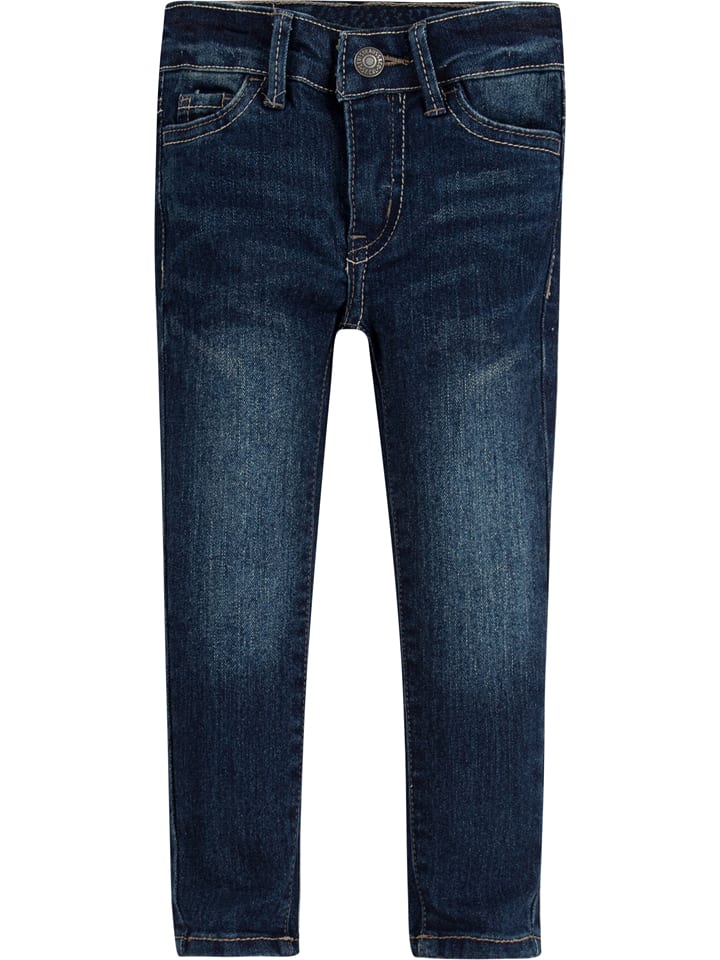 Levi's Kids Dżinsy - 710 Super Skinny fit - w kolorze granatowym rozmiar: 158