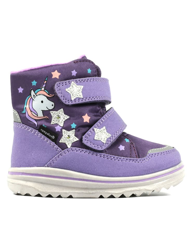 Richter Shoes Kozaki zimowe "Freestyle" w kolorze fioletowym rozmiar: 23