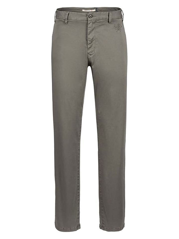 Herrlicher Spodnie chino "Iver" w kolorze khaki rozmiar: W29