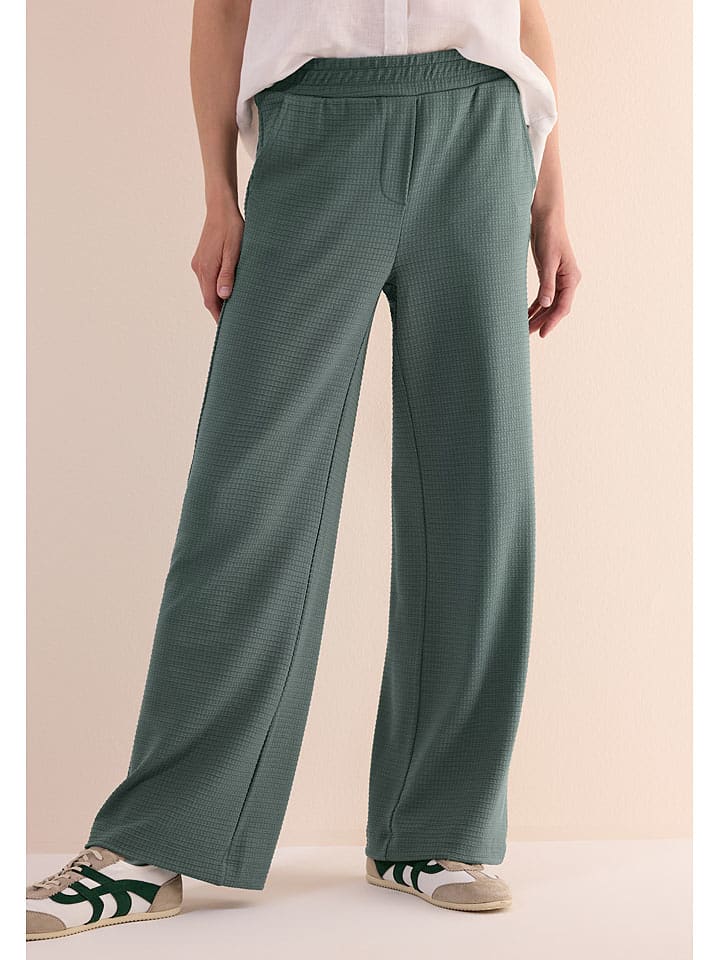 Cecil Spodnie w kolorze zielonym rozmiar: XXL/L30