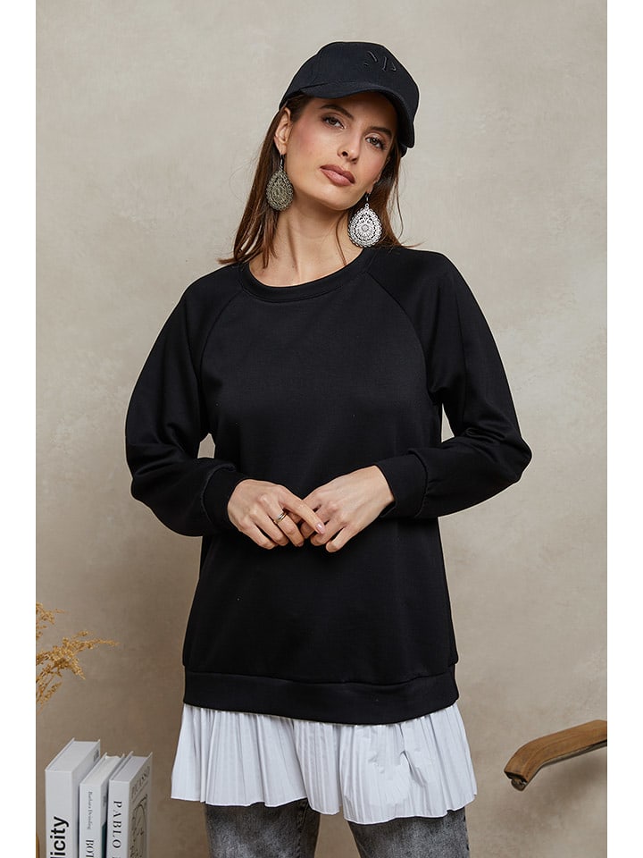 Plume Bluza "Nature" w kolorze czarnym rozmiar: M