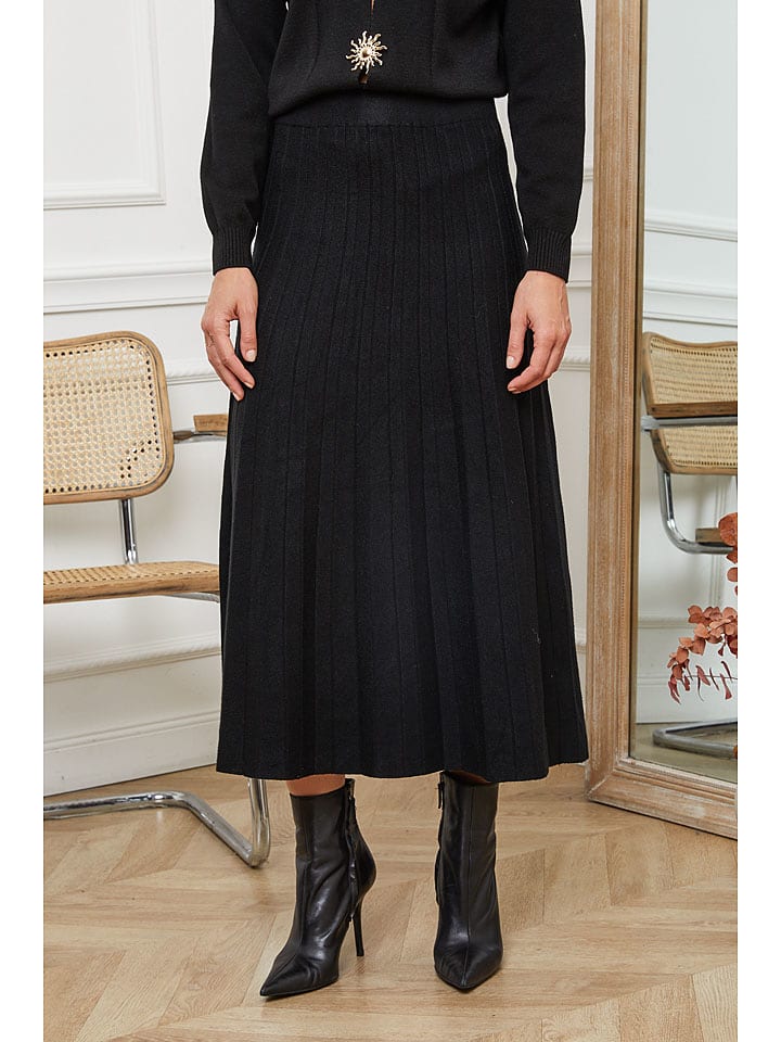 Joséfine Spódnica "Boniz" w kolorze czarnym rozmiar: L