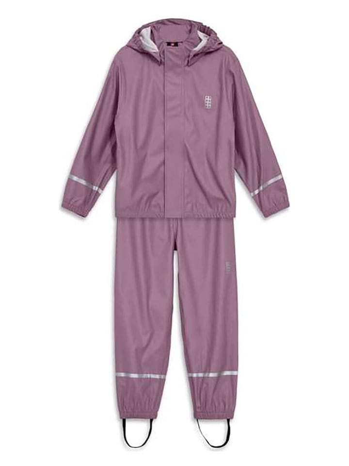 LEGO 2-częściowy zestaw przeciwdeszczowy w kolorze fioletowym rozmiar: 116