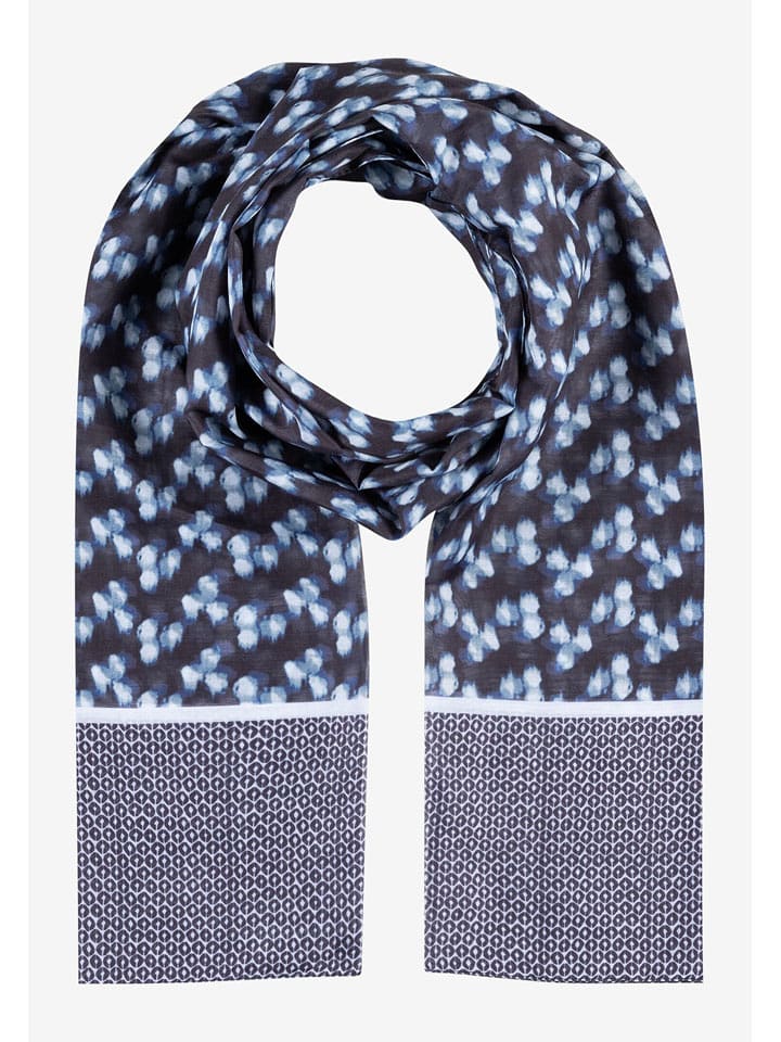 More & More Szal w kolorze czarno-niebieskim rozmiar: onesize