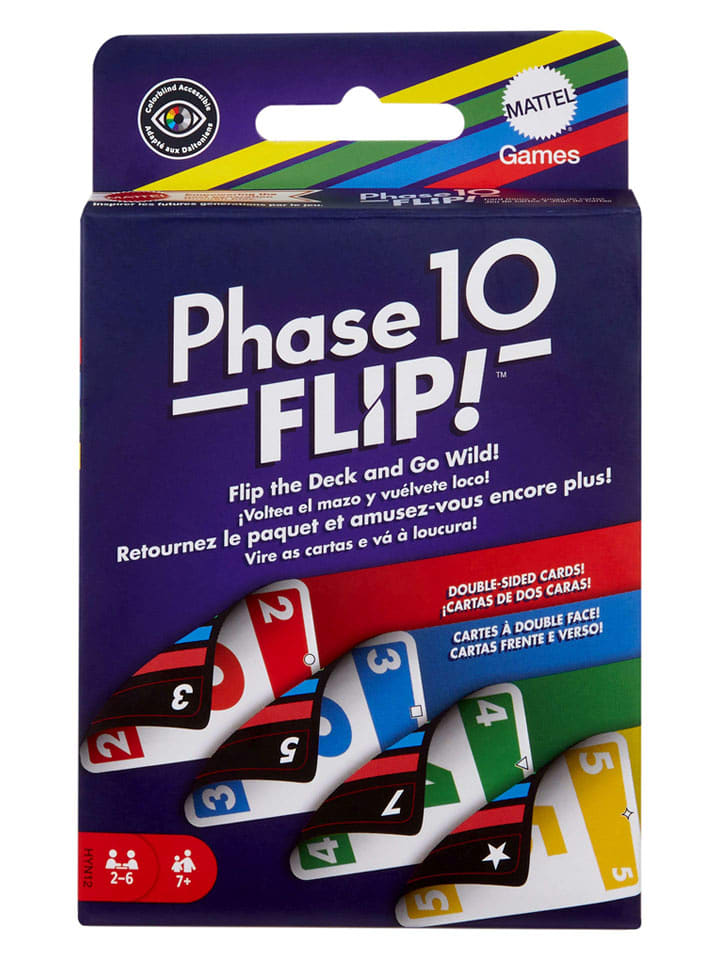Mattel Gra karciana "Phase 10 Flip" - 7+ rozmiar: onesize