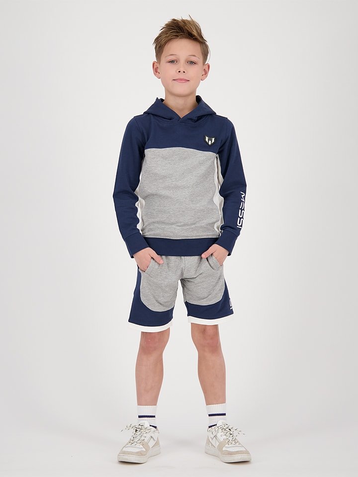 Messi Bluza w kolorze granatowo-szarym rozmiar: 116