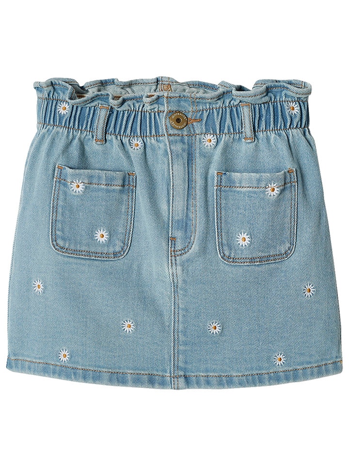 vertbaudet Spódnica dżinsowa w kolorze błękitnym rozmiar: 164