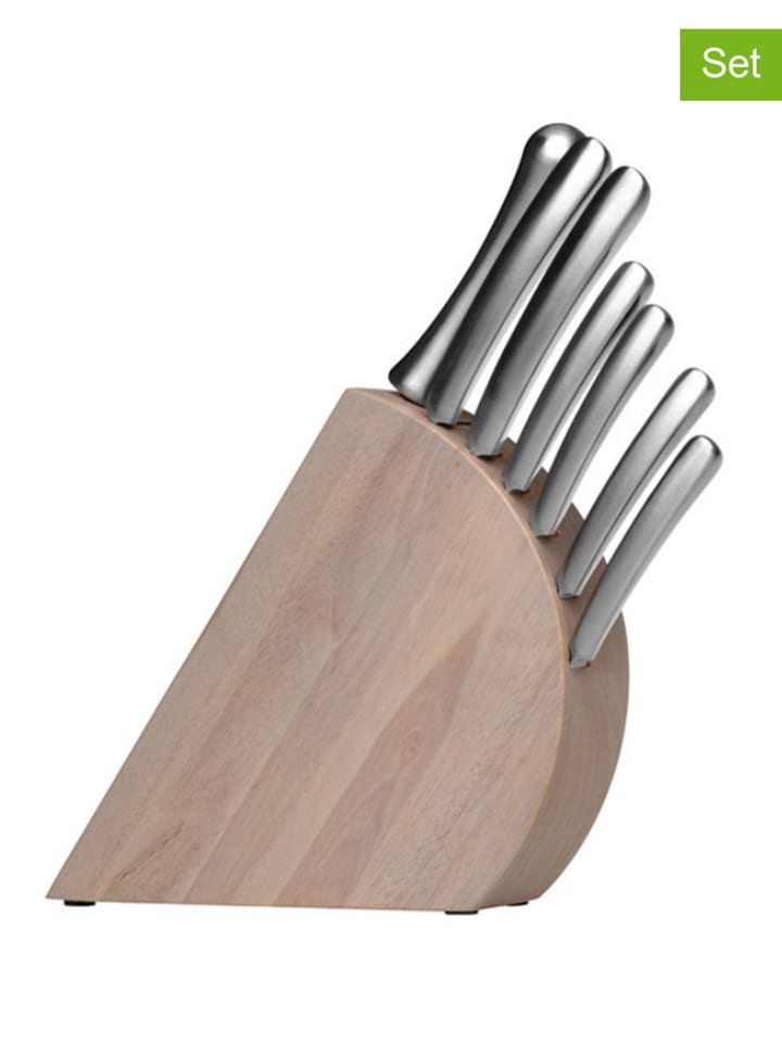 BergHOFF 8-częściowy zestaw noży w kolorze srebrno-jasnobrązowym rozmiar: onesize