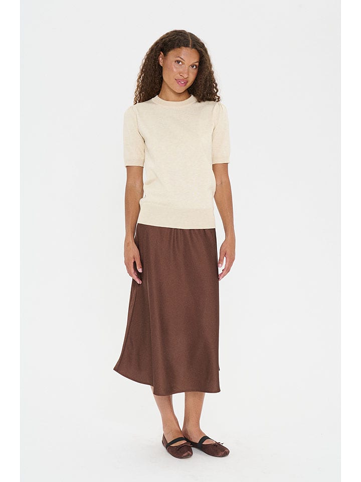 SAINT TROPEZ Sweter w kolorze beżowym rozmiar: L