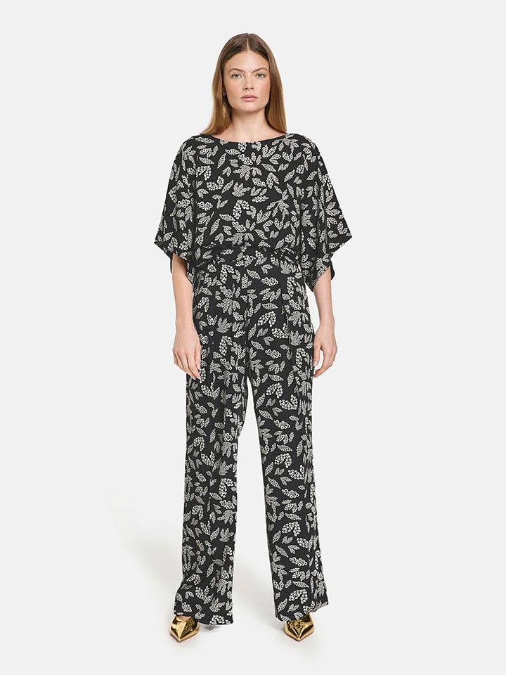 TAIFUN Spodnie w kolorze czarnym rozmiar: 46