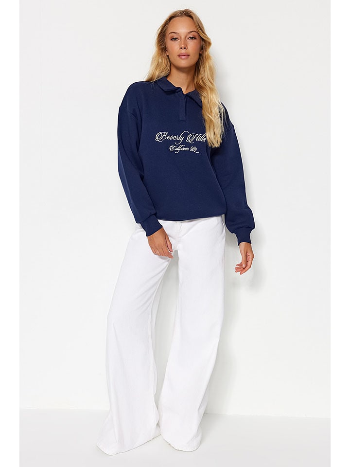 trendyol Bluza w kolorze granatowym rozmiar: XS