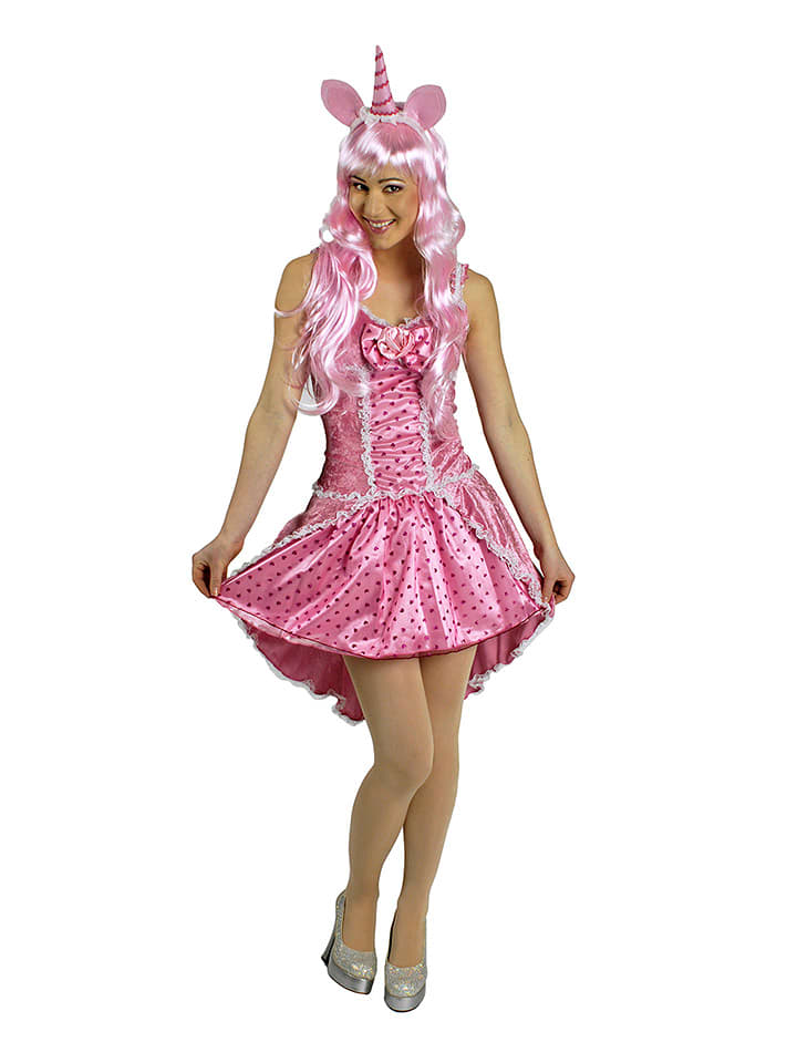 CHAKS Sukienka kostiumowa "Candy girl" w kolorze różowym rozmiar: L