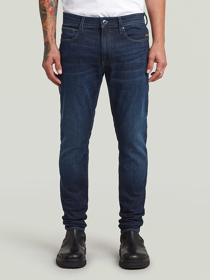 G-Star Dżinsy "Lancet" - Skinny fit - w kolorze granatowym rozmiar: W36/L34