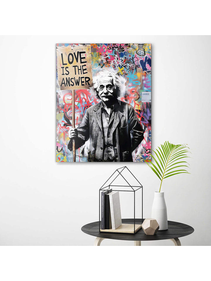 Orangewallz Druk artystyczny "Theory" na szkle rozmiar: 40x50 cm